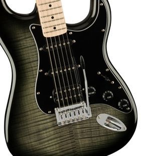 SQUIER by FENDER AFFINITY SERIES STRATOCASTER HSS MN BLACK BURST Електрогітара SQ-0077 фото