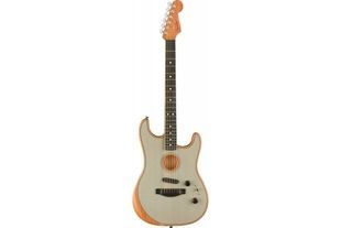 FENDER AMERICAN ACOUSTASONIC STRATOCASTER SONIC BLUE Электрогитара FE-0184 фото