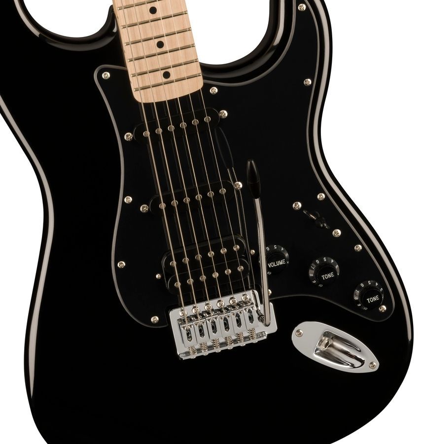 Електрогітара SQUIER SONIC STRATOCASTER HSS MN BLACK SQ-0209 фото