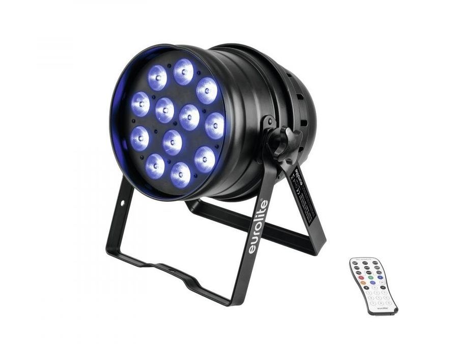 Світлодіодний прожектор Eurolite LED PAR-64 QCL 12x8W floor bl EL-0155 фото