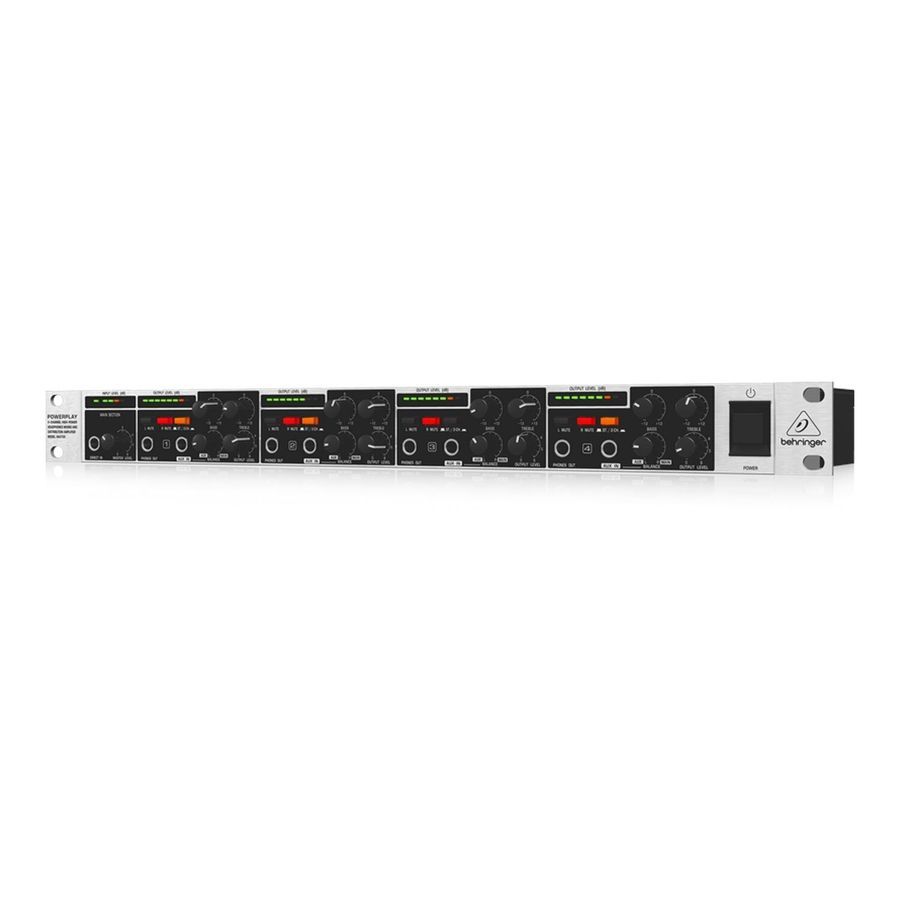 Cтерео підсилювач Behringer HA4700 BE-0338 фото