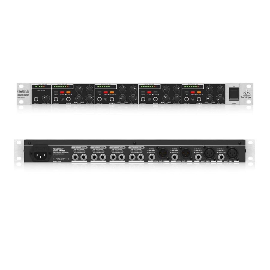 Cтерео підсилювач Behringer HA4700 BE-0338 фото