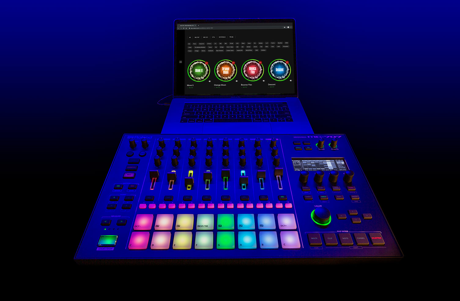 Грувбокс Roland MC707
