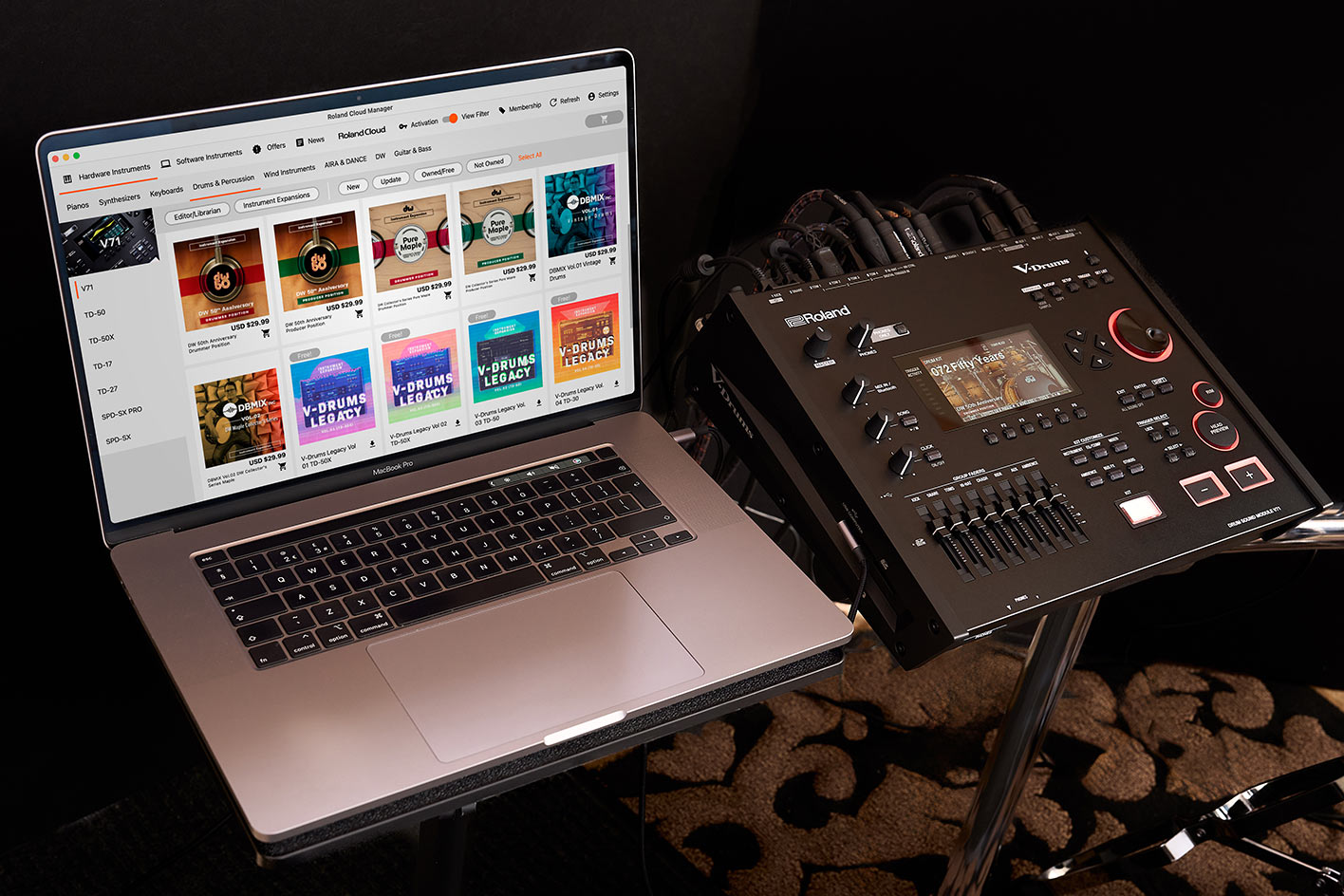 Електронна ударна установка Roland TD713
