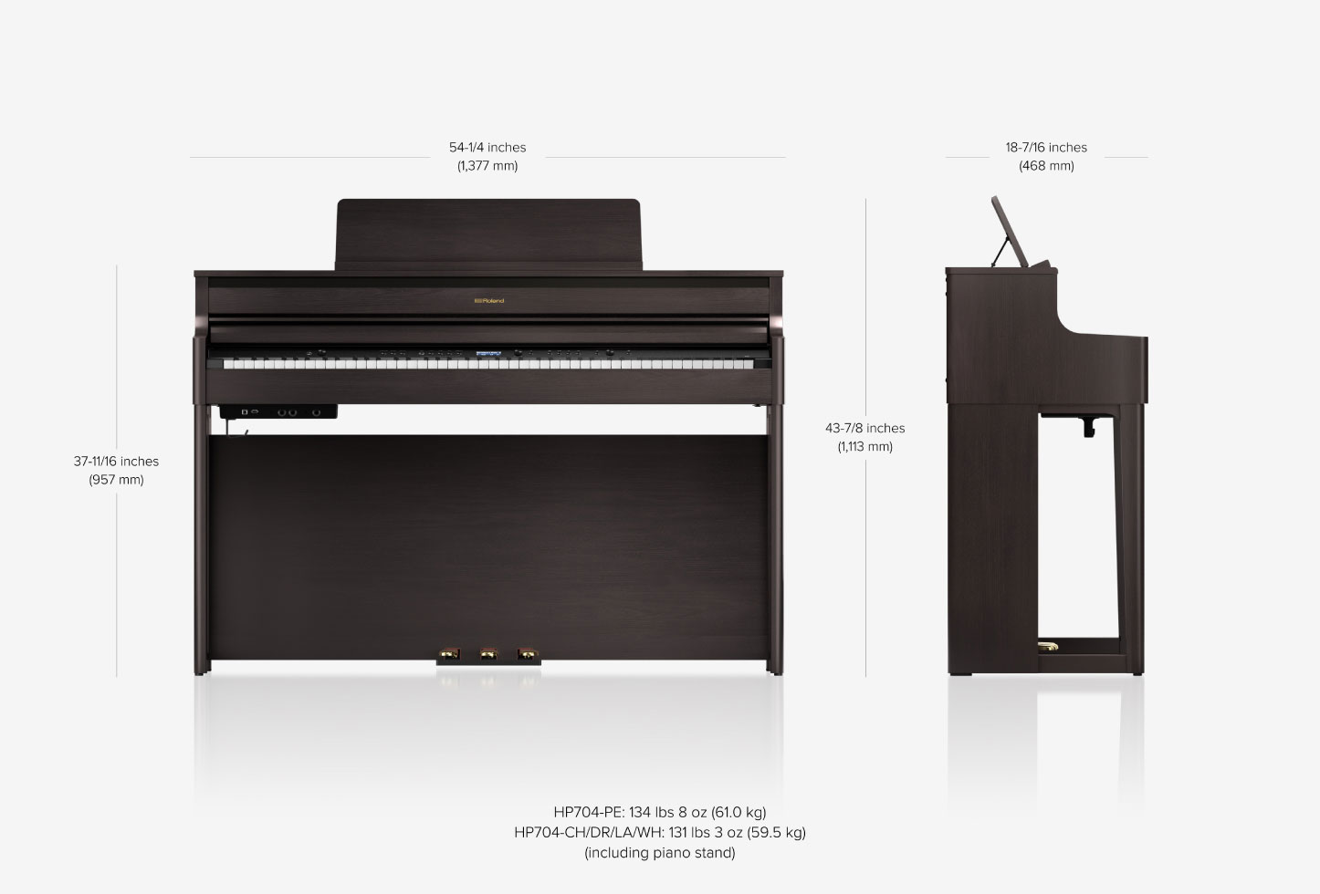 Цифрове піаніно Roland HP704